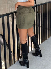 SXY Flap Pocket Side Cargo Skirt